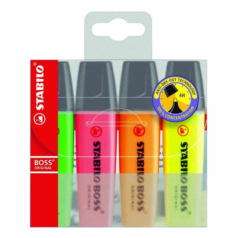 Stabilo highlighters pack of four