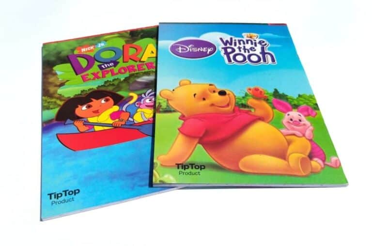 TipTop Notebook 22.5*16 Large Squares 40 Pages- Kids