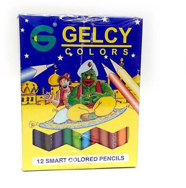 Gelcy Colors 12 Smart (Short) Colored Pencils