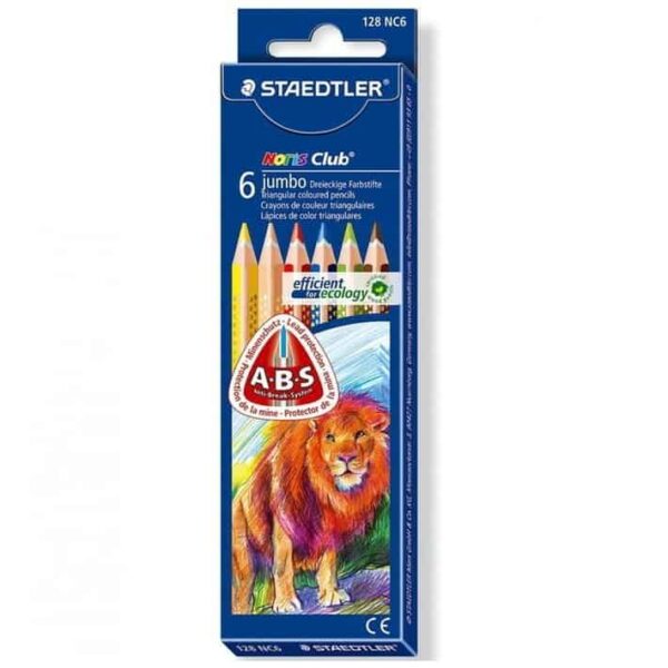 Staedtler Noris Club 6 Jumbo Pencil Colors