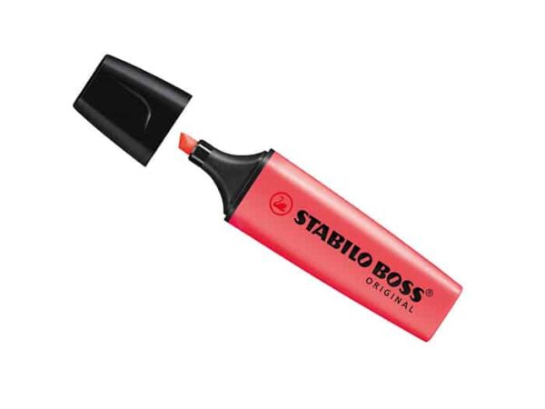 Stabilo Highlighter Red Marker