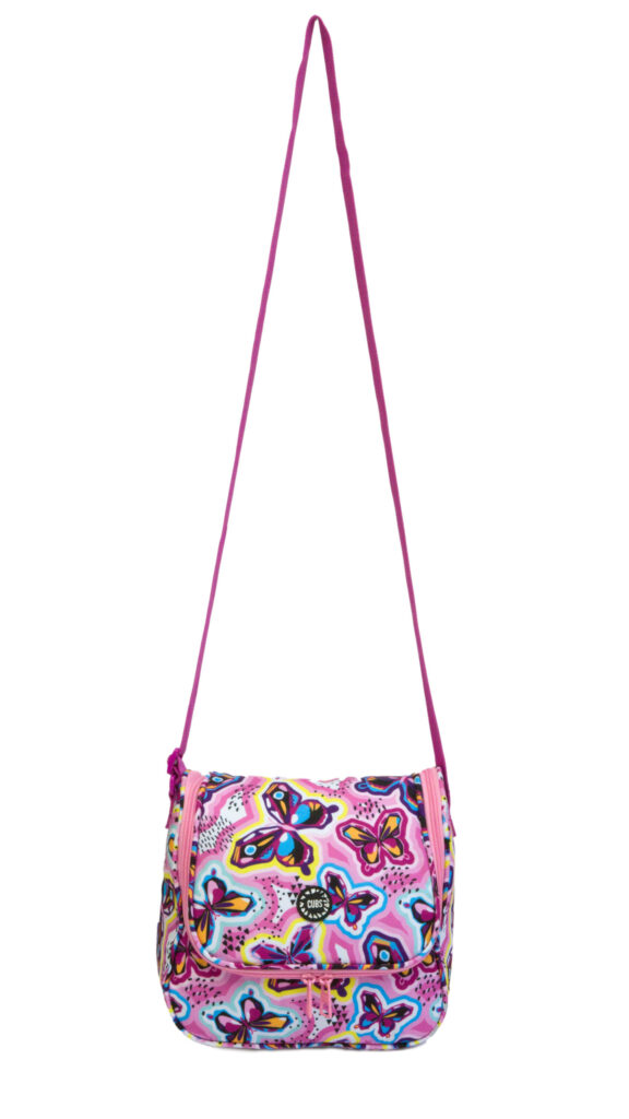 Purple Butterfly Cross Lunch Bag 2