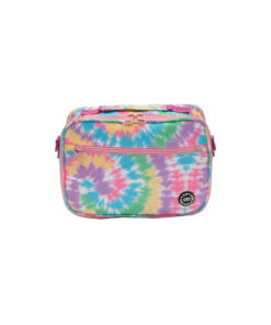 Pastel Rainbow Tie Dye Cross Lunch Bag 1