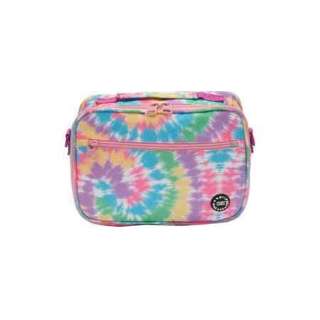 Pastel Rainbow Tie Dye Cross Lunch Bag 1