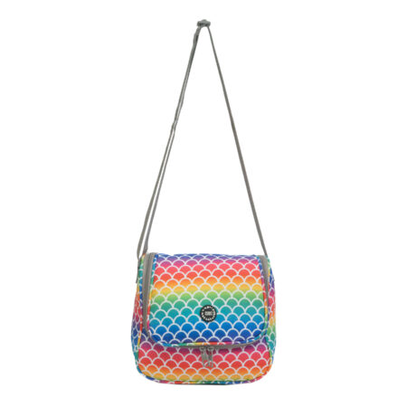 Rainbow Mermaid Scales Cross Lunch Bag 2