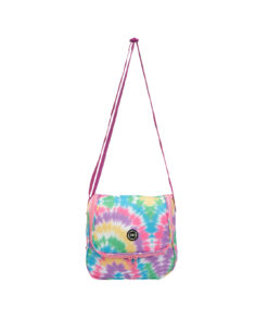 Pastel Rainbow Tie Dye Cross Lunch Bag 2