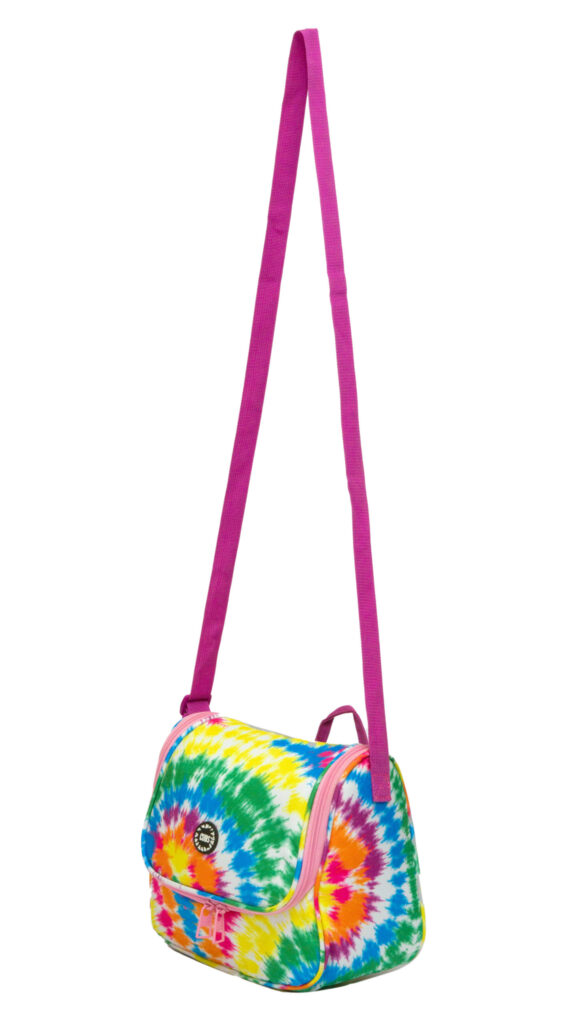 Pink Tie Dye Cross Lunch Bag 2 - Image 2