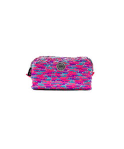 Matt Multi Color Sequin Pencil Case