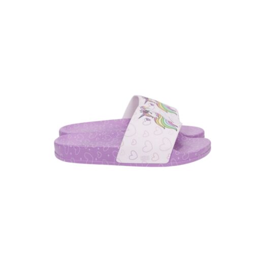 Unicorn Hearts Purple Girls Slide - Image 3