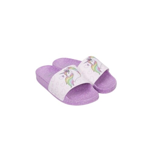Unicorn Hearts Purple Girls Slide