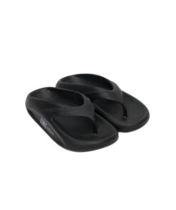 CUBS Chunky High Platform Flip Flop Black