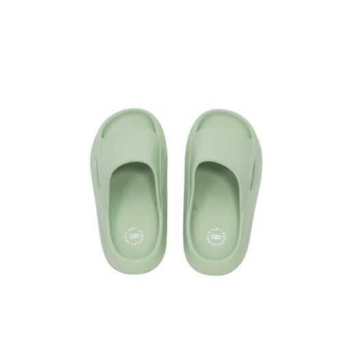 CUBS Kids Pillow Slipper High Platform Olive - Image 2