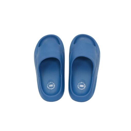 CUBS Adults Pillow Slipper High Platform Navy - Image 2
