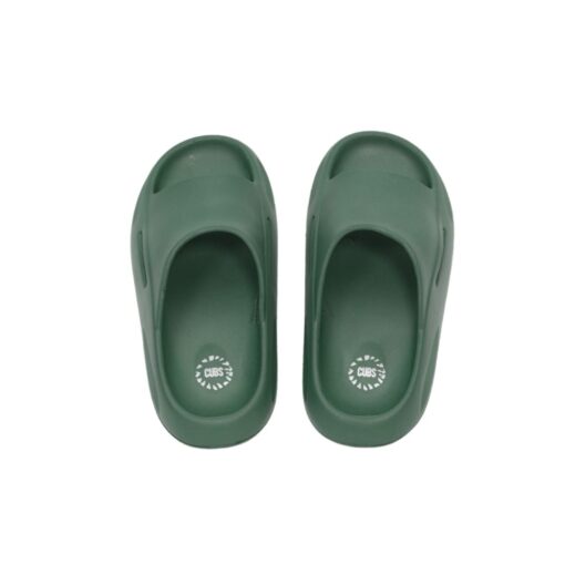 CUBS Adults Pillow Slipper High Platform Army Green - Image 2