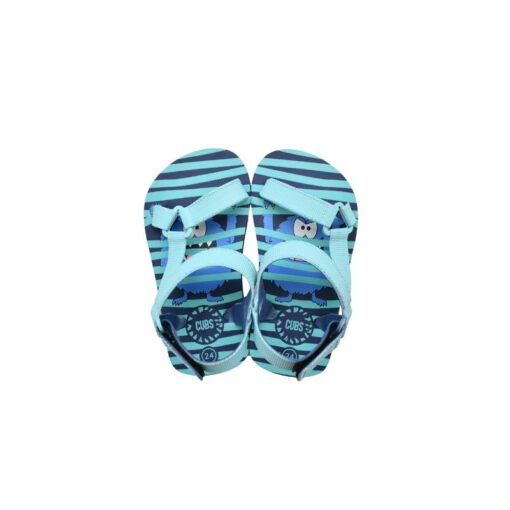 Monster Stripes Boys Sporty Sling CUBS Sandal - Image 2