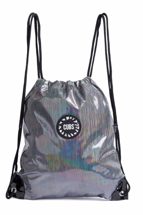 On The Go String Bag Holographic Silver