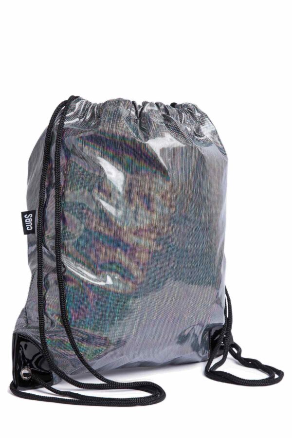 On The Go String Bag Holographic Silver - Image 3