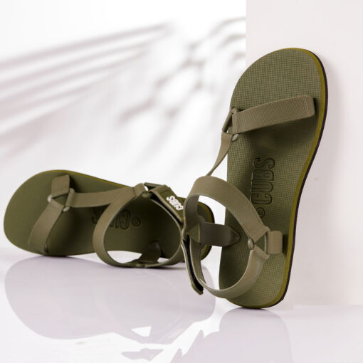 Army Green Sporty Sling CUBS Sandal - Image 4