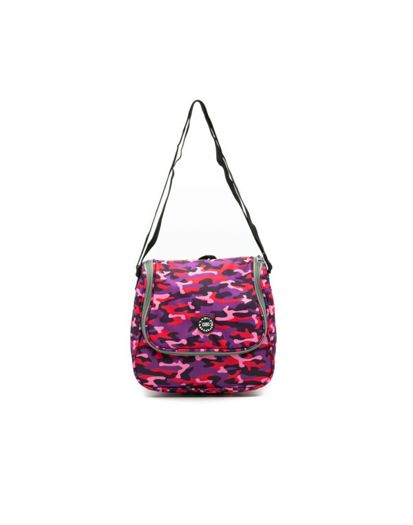 Purple Camo Cross Lunch Bag