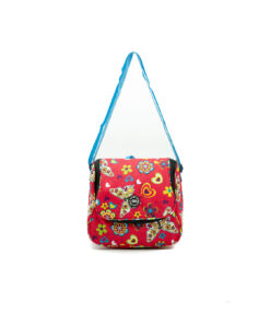 Pink Butterflies Cross Lunch Bag