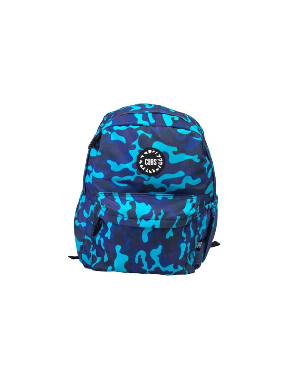 Blue Camo Junior Student Backpack 28 Liters