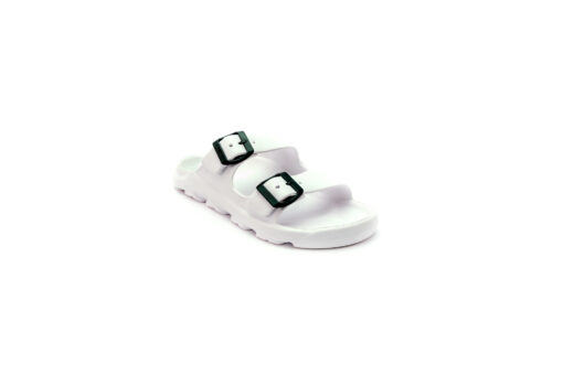 White safari unisex sandal