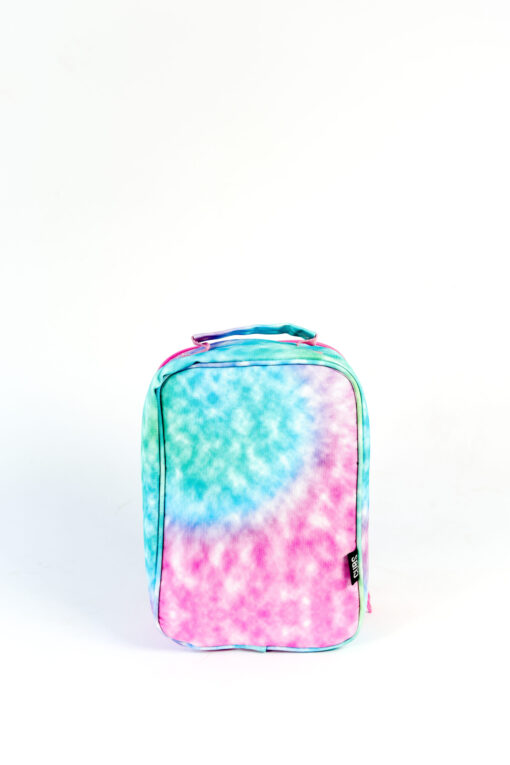 Pink Tie Dye With Letter B Big And Basic Lunch Bag - Image 3