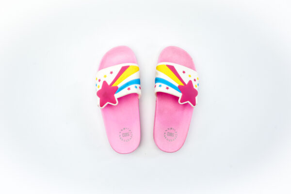 ⁦RAINBOW STAR PINK SLIDE⁩ - الصورة ⁦4⁩