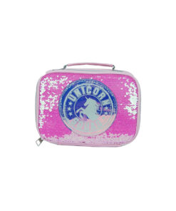 Hot Pink/Silver Sequin Lunch Bag