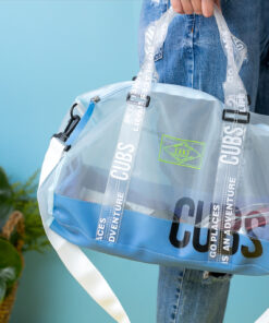 Mesh Duffle Bag Blue