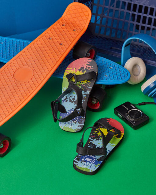 Paint Splashes Boys Sporty Sling CUBS Sandal - Image 5