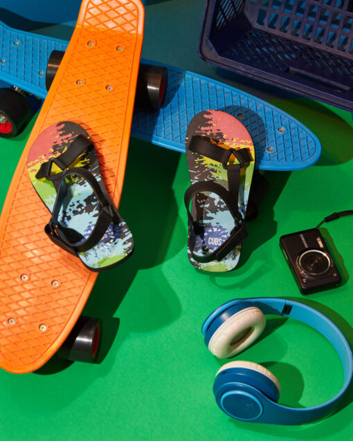 Paint Splashes Boys Sporty Sling CUBS Sandal - Image 6