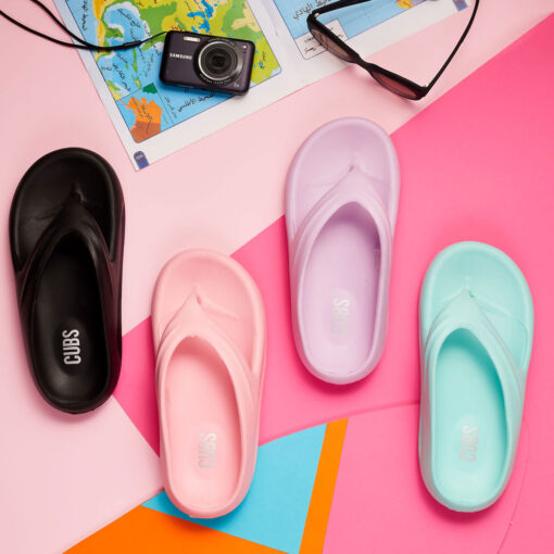 CUBS Chunky High Platform Flip Flop Pink - Image 5