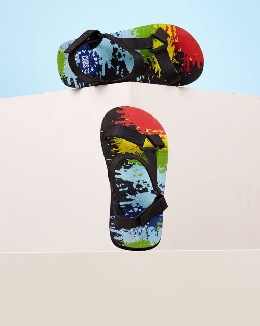 Paint Splashes Boys Sporty Sling CUBS Sandal - Image 4