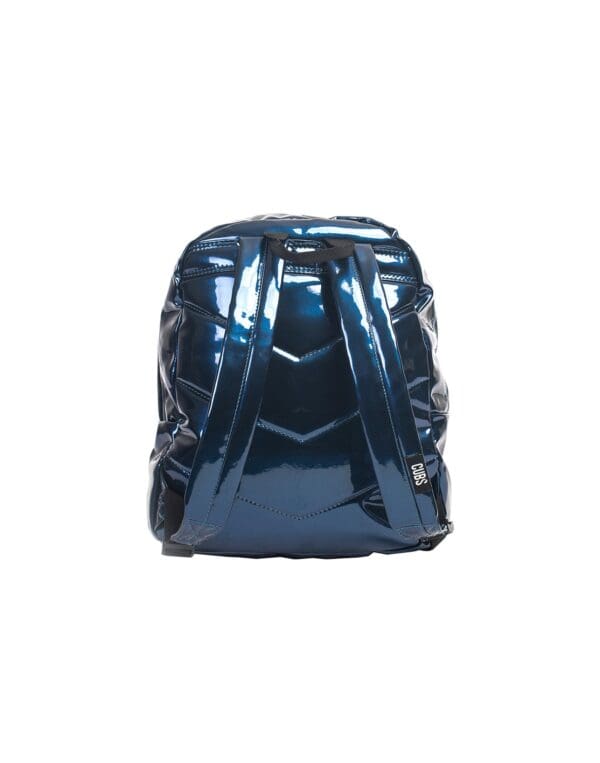 Mini Me Leather Backpack Blue - Image 3